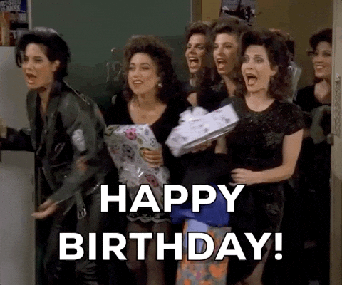 Happy Birthday Best Friend Meme Gif Season 3 Birthday Gif By Friends - Find & Share On Giphy