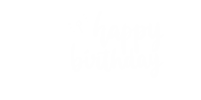Happy Birthday Sticker