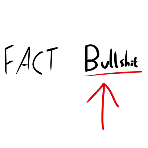 Bullshit Fact GIF