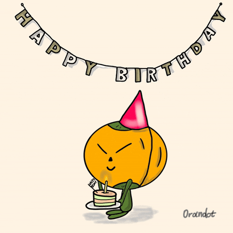 Happy Birthday Celebration GIF by Orandot