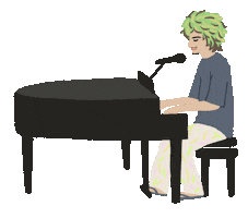 Piano Sticker