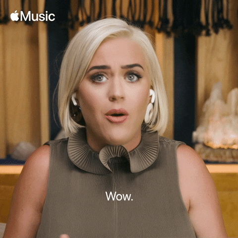 Katy Perry Wow GIF by Apple Music