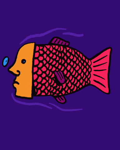 Mask Fish GIF by yux