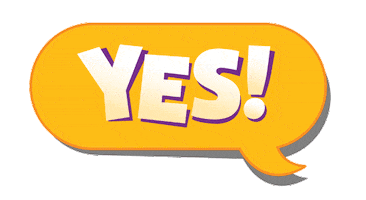 Chuck E Yes Sticker by Chuck E. Cheese