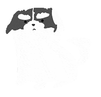 Dog Eddie Sticker