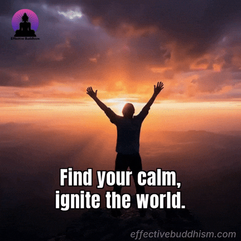 Peace Ignite GIF by Effective Buddhism