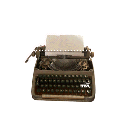 Typewriter Krik Sticker by TM Group