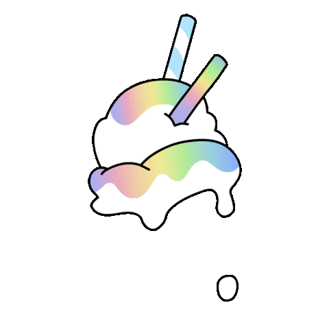 Happy Ice Cream Sticker by doodles