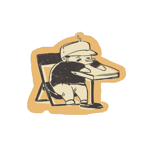 浪人食堂 Sticker by wandererslodge