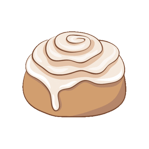 Cinnamon Roll Sticker by POPlitics With Alex Clark for iOS & Android