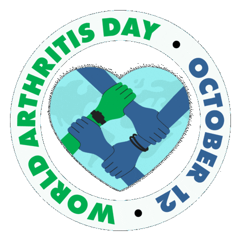 Heart World Sticker by Arthritis Foundation