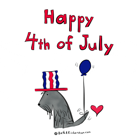 Independence Day Dog GIF