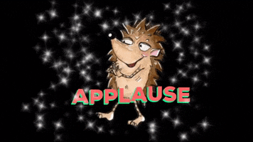 Hedgehog Applause GIF by The Twiolins