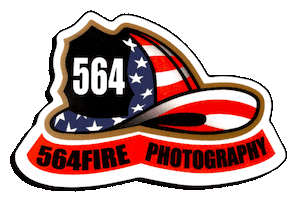 564 Fire Photography Sticker