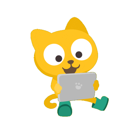 Cat Fun Sticker by Studycat language learning for kids