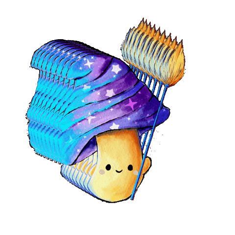 Stars Flying Sticker