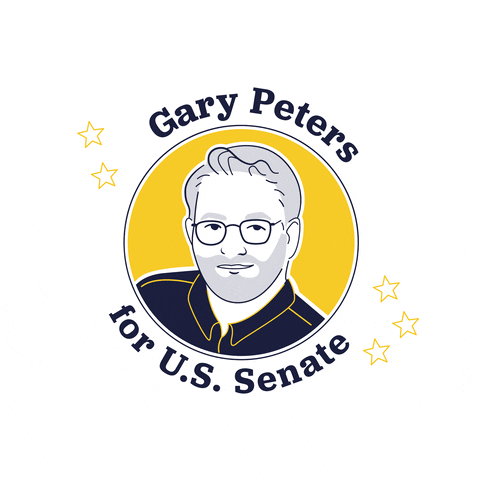 Gary Peters Vote GIF by Gary Peters for Michigan