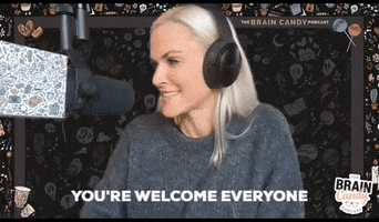 Proud Youre Welcome GIF by WAVE Podcast Network