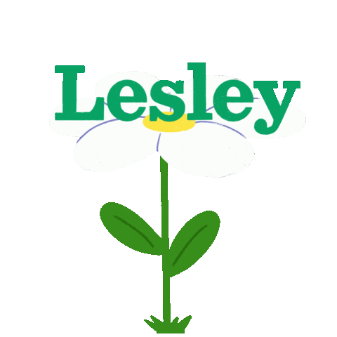 Flower Grow Sticker by Lesley University