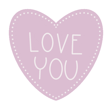 Love You Heart Sticker