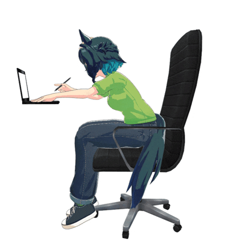 Drawing Umamusume GIF