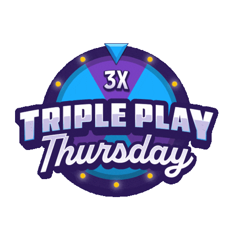 Triple Play Thursday Sticker by Rivers Casino Portsmouth