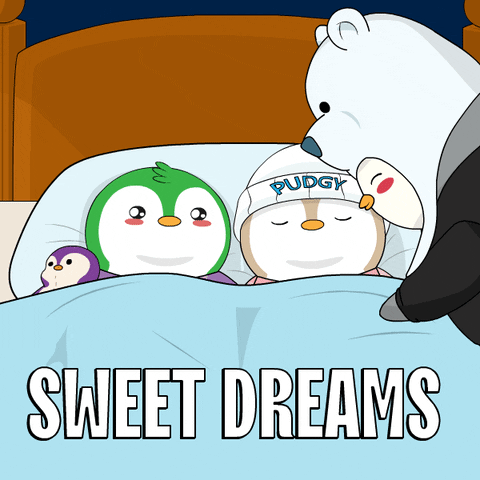Sweet Dreams Kiss GIF by Pudgy Penguins