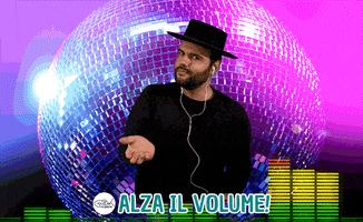 Turn Up The Volume Musica GIF by Giù Box
