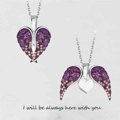 Angle Wings Necklace GIF
