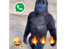 Fire Laughing Sticker