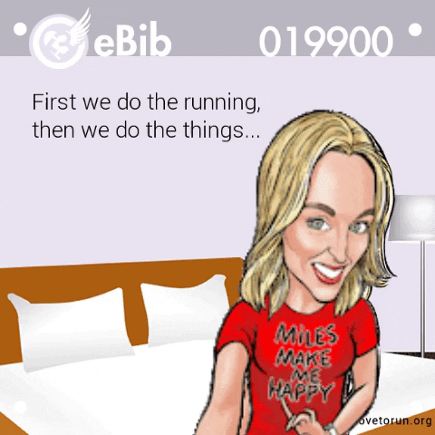 Marathoner Running Girl GIF by eBibs