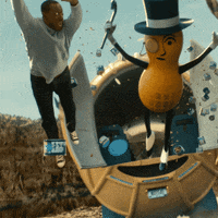 Scared Wesley Snipes GIF by Mr. Peanut