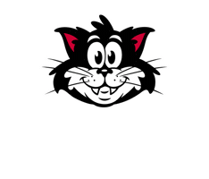 Black Cat Sticker by Ted & Herb