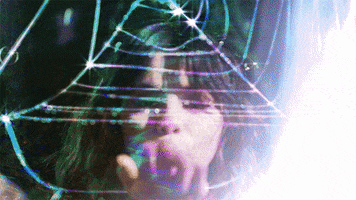 Spider Web Rainbow GIF by Selena Gomez