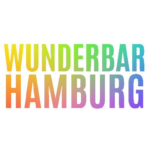 Wunderbar Hamburg Sticker