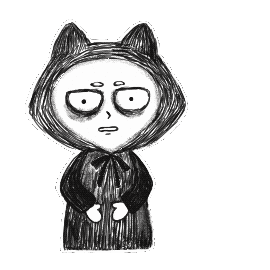 Hungry Cat Sticker