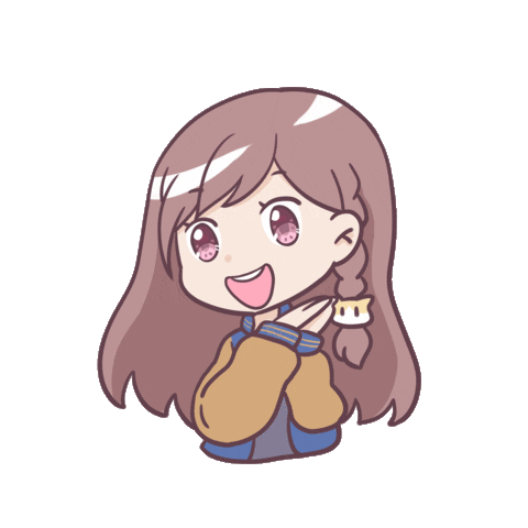 Happy Girl Sticker