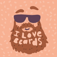 September 5 Beard GIF by GIPHY Studios Originals