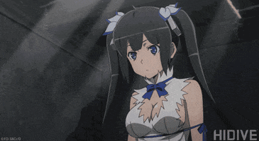 is it wrong to try to pick up girls in a dungeon anime girl GIF by HIDIVE