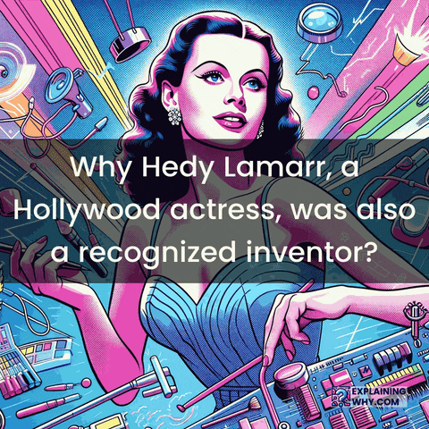 Hedy Lamarr Actress GIF by ExplainingWhy.com
