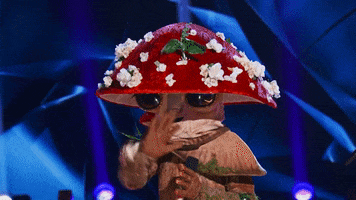Waves Mushroom GIF by The Masked Singer