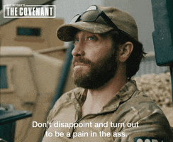 thecovenantmovie military jake gyllenhaal guy ritchie the covenant GIF