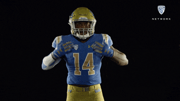Ucla Football Bruins GIF by Pac-12 Network
