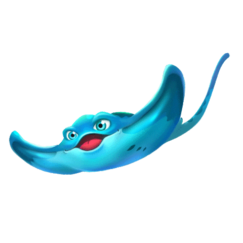 Sea Life Ricardo Sticker by Fin Fun Mermaid
