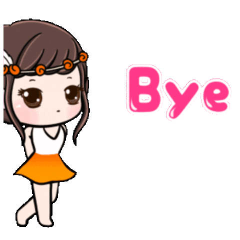 Bye Sticker