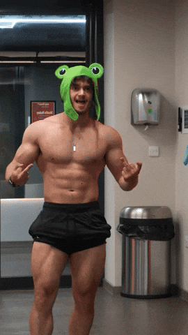Frog Bodybuilding GIF