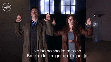 David Tennant Language GIF by Doctor Who