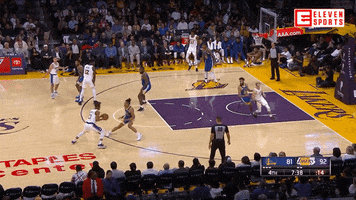 La Lakers Basketball GIF by ElevenSportsBE
