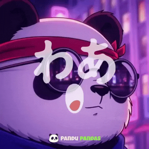 Vibes Neon GIF by Pandu Pandas