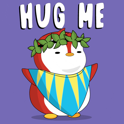 Love Me Hug GIF by Pudgy Penguins